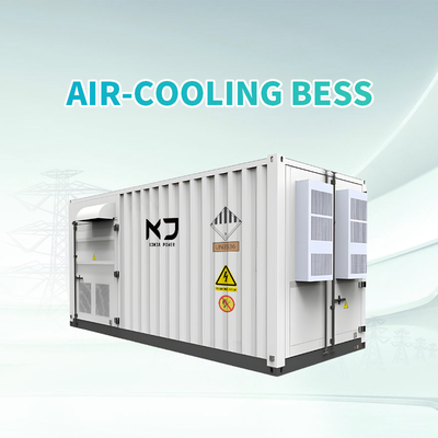 Αεροψύξη 20FT 768Vdc 1,29MWh Συστήματα αποθήκευσης ενέργειας από μπαταρία 400Vac BESS σε δοχεία