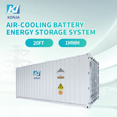 Καλή τιμή. KonJa Αεροψύξη 20FT 768Vdc 1MWh Βαθιά κυκλική μπαταρία Συστήμα αποθήκευσης ενέργειας 400Vac Συσκευή μπαταρίας σε απευθείας σύνδεση
