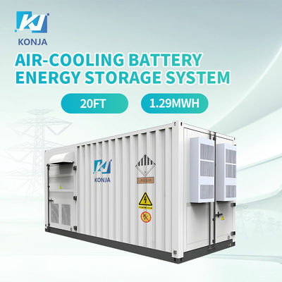 Καλή τιμή. KonJa Αεροψύξη 20FT 768VDC 1.29MWh Βαθιά κυκλική μπαταρία Συστήματα αποθήκευσης ενέργειας 400VAC σε απευθείας σύνδεση